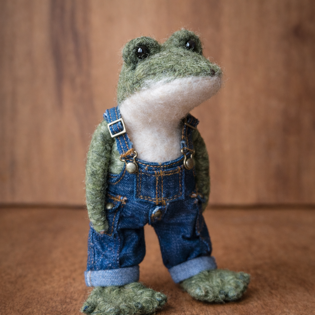 Miniature overall - dungarees BLUE – The wool family