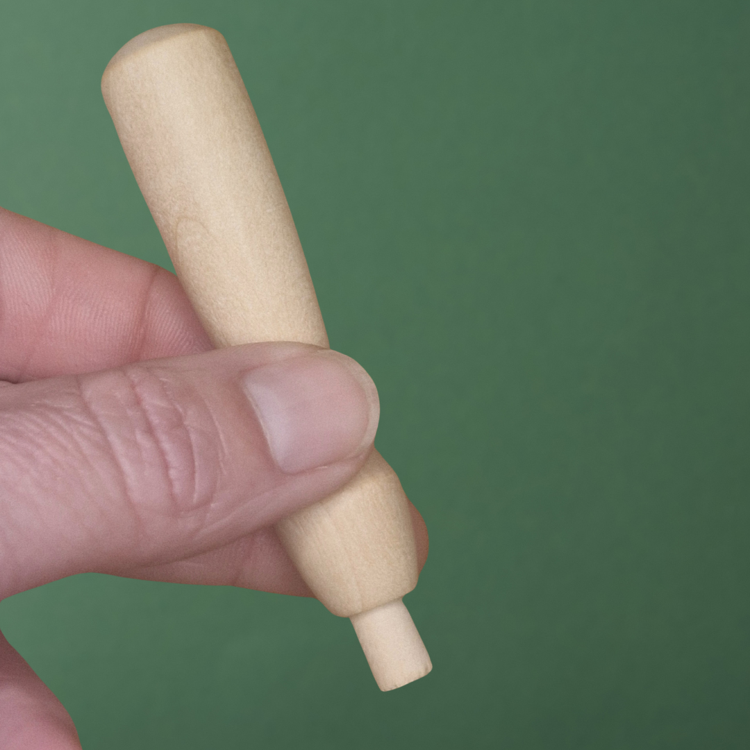 Needle felting holder wood - single needle