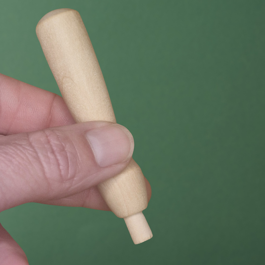 Needle felting holder wood - single needle
