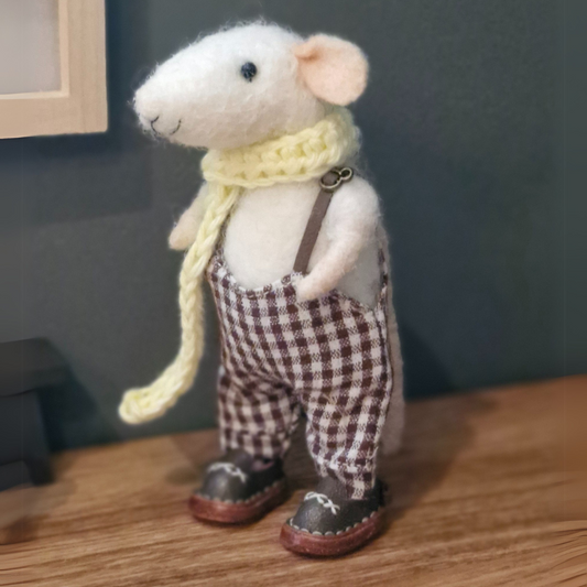 Miniature shoes brown