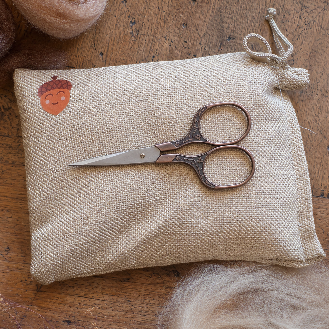 scissors for wool brons