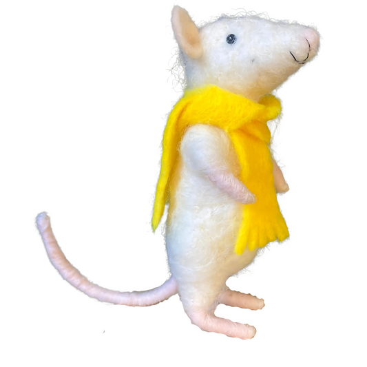 Needle felting kit for beginners Sunny the mouse