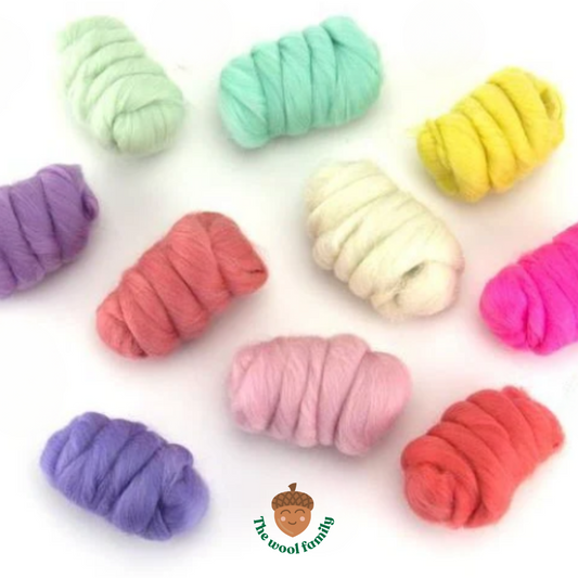Unicorn Colors Merino Wool Set – 10 x 25g (23 micron)
