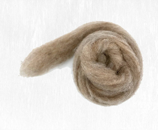 corriedale carded wool colour rabbit
