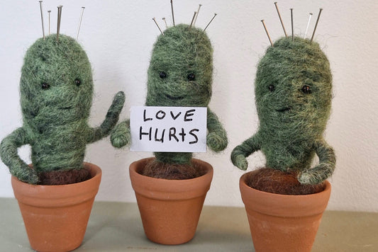 Needle Felt a Cactus – No Green Thumb Required!