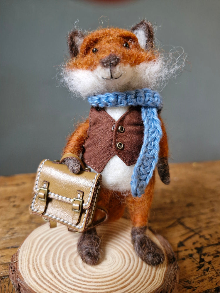 miniature needle felt fox