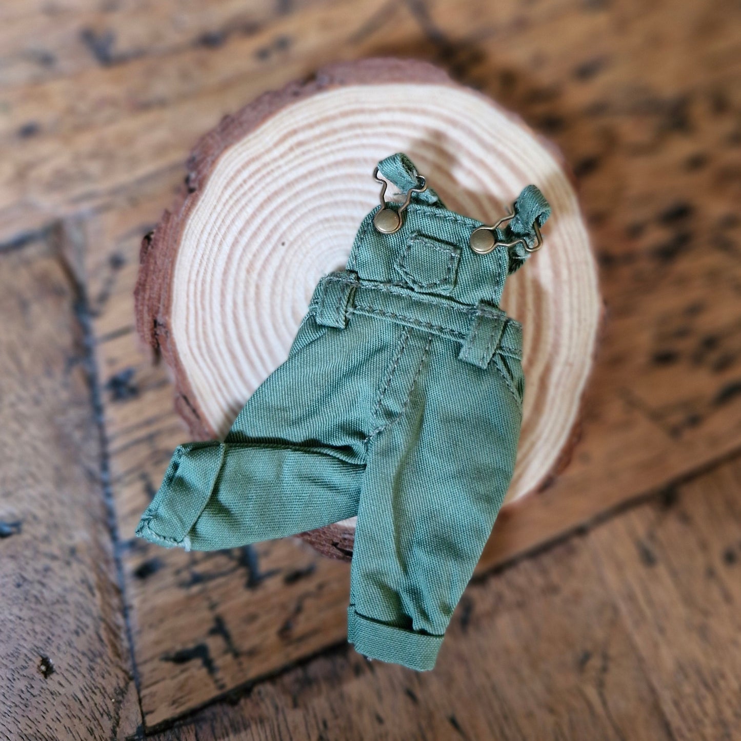 Miniature overall - dungarees GREEN