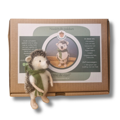 Ollie the Hedgehog – DIY Needle Felting Kit