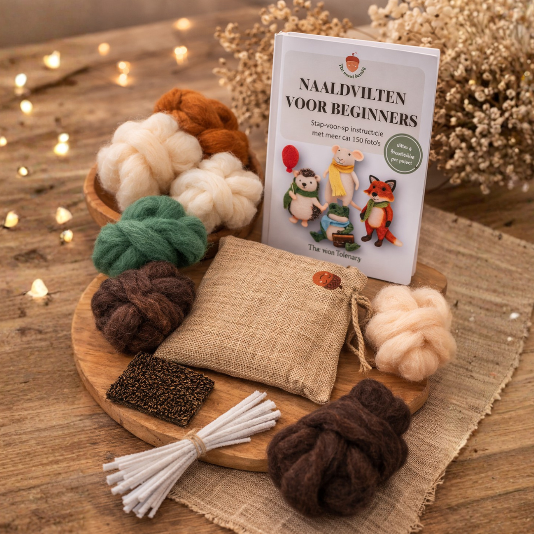 Needle Felting for Beginners – Book + Materials Kit