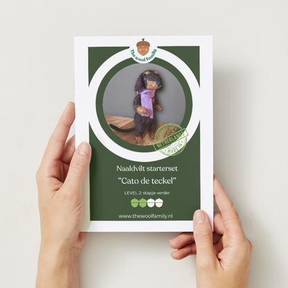 Cato the Dachshund — Needle Felting Kit