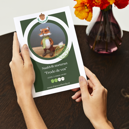 Frodo the fox – DIY Needle Felting Kit