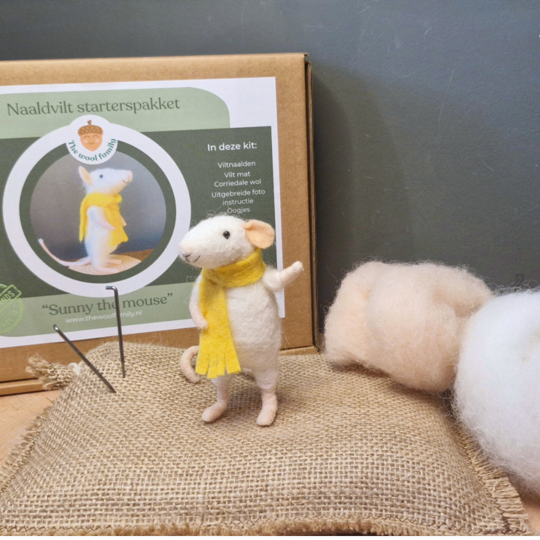 Workshop Naaldvilten – Sunny de muis – 13 juli 2025