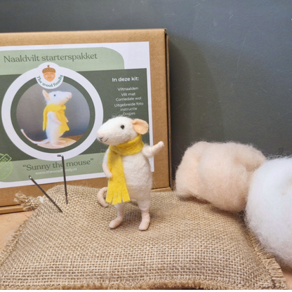 Workshop Naaldvilten – Sunny de muis – 13 juli 2025