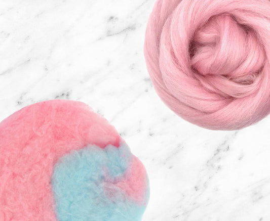 candy floss pink merino