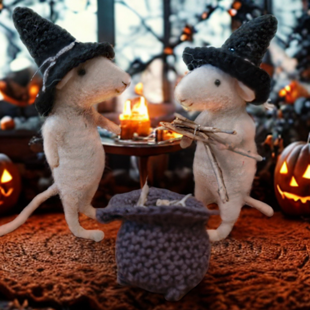 Pattern Crochet witchy hat