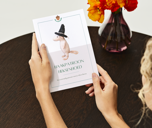 Pattern Crochet witchy hat