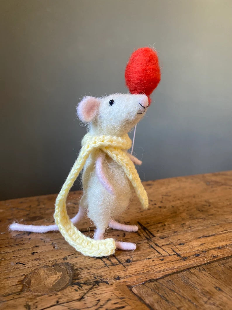 needle felt mouse