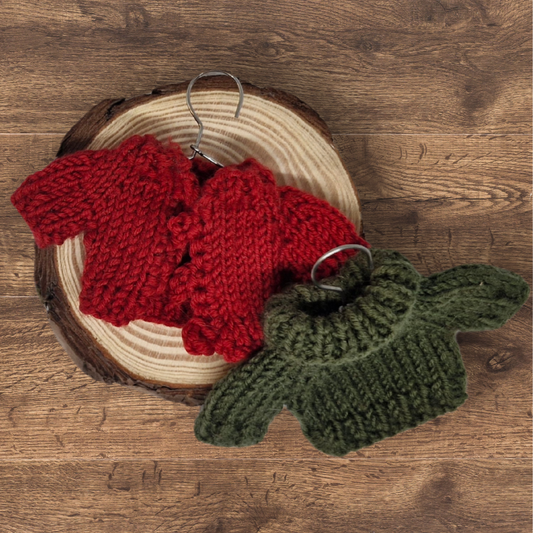 pattern knitted sweater for needle felting