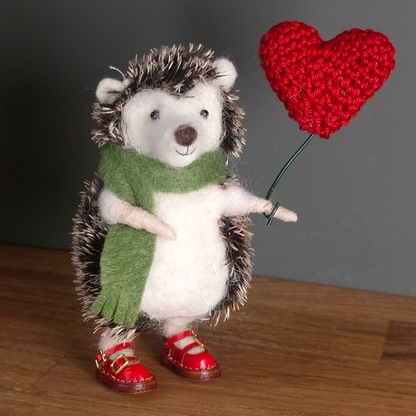 Miniature shoes red