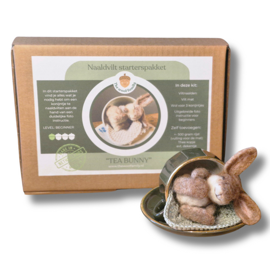 Needle felt kit Teabunny
