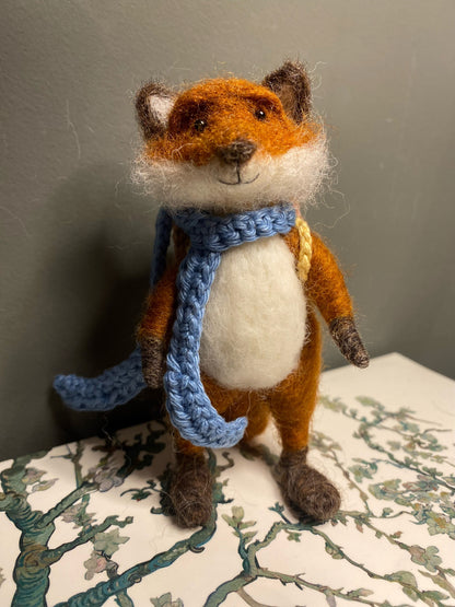 Needle felt fox