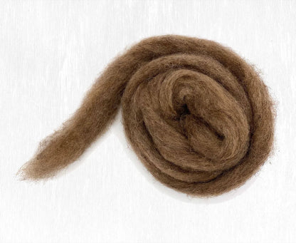 Carded wool corriedale sliver