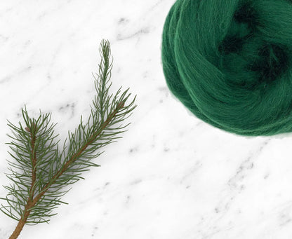 Corriedale TOP wool  Conifer