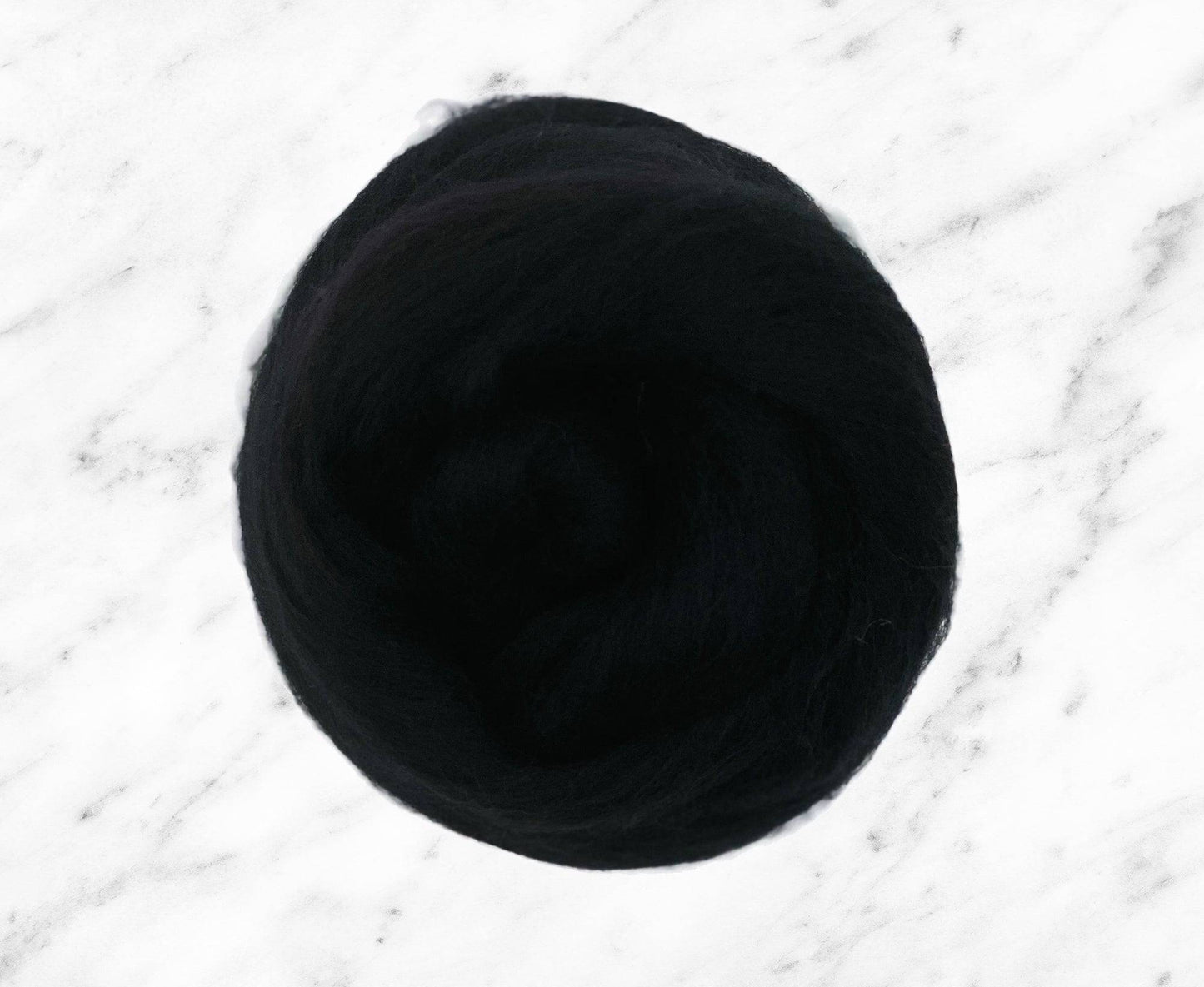 Corriedale TOP wool Raven - 50 gram